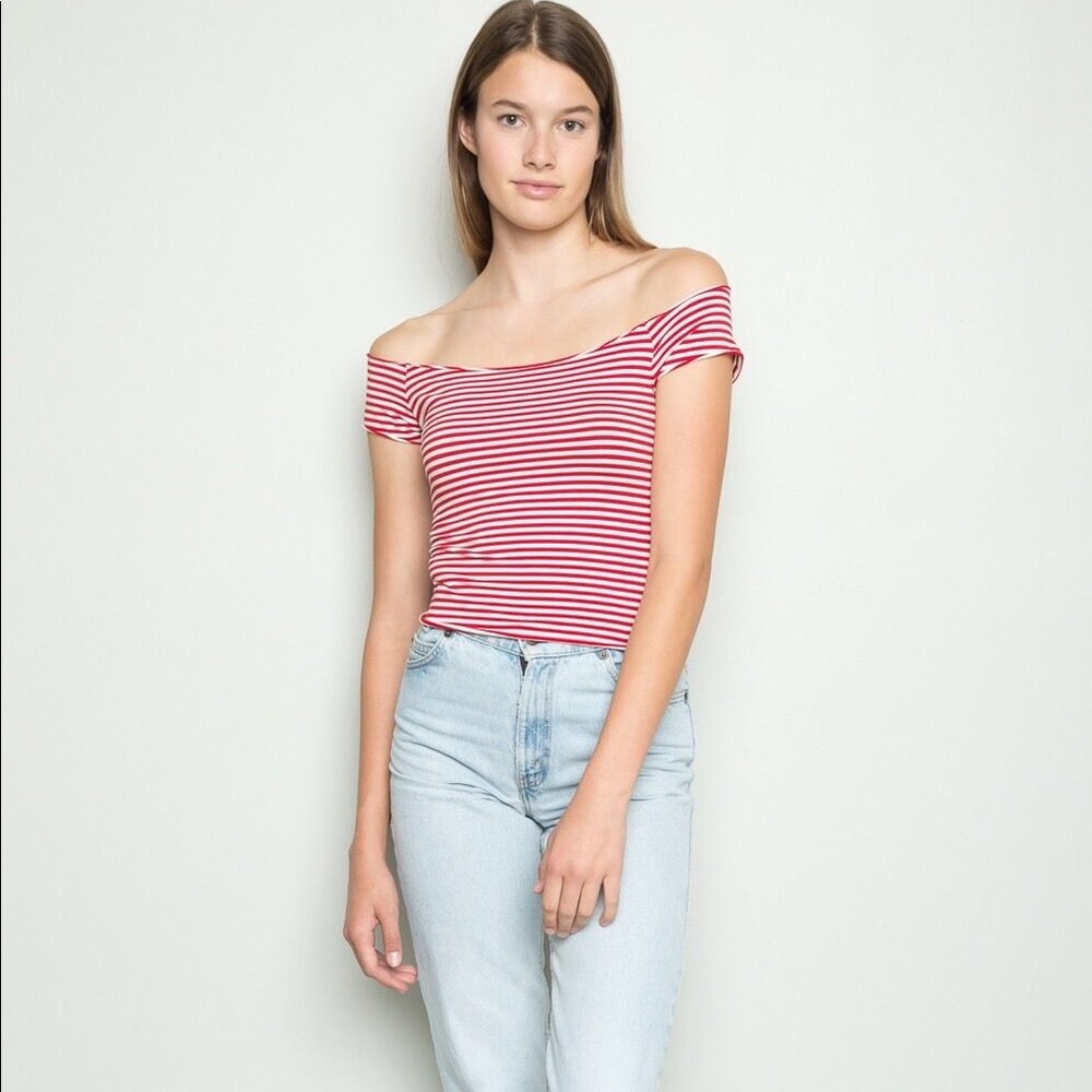 brandy melville strip top